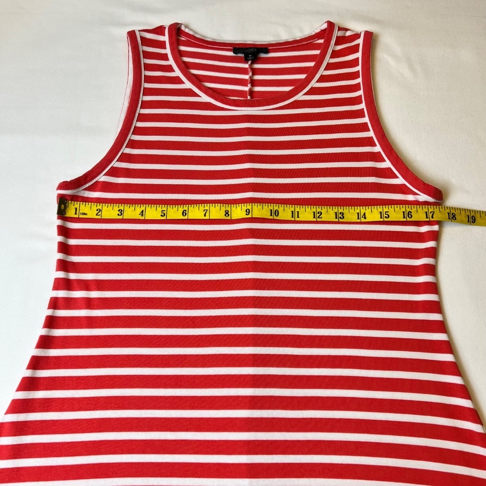 *FIRM PRICE* J. Crew High Low Maxi A-Line Striped Tank Dress - Picture 5 of 9